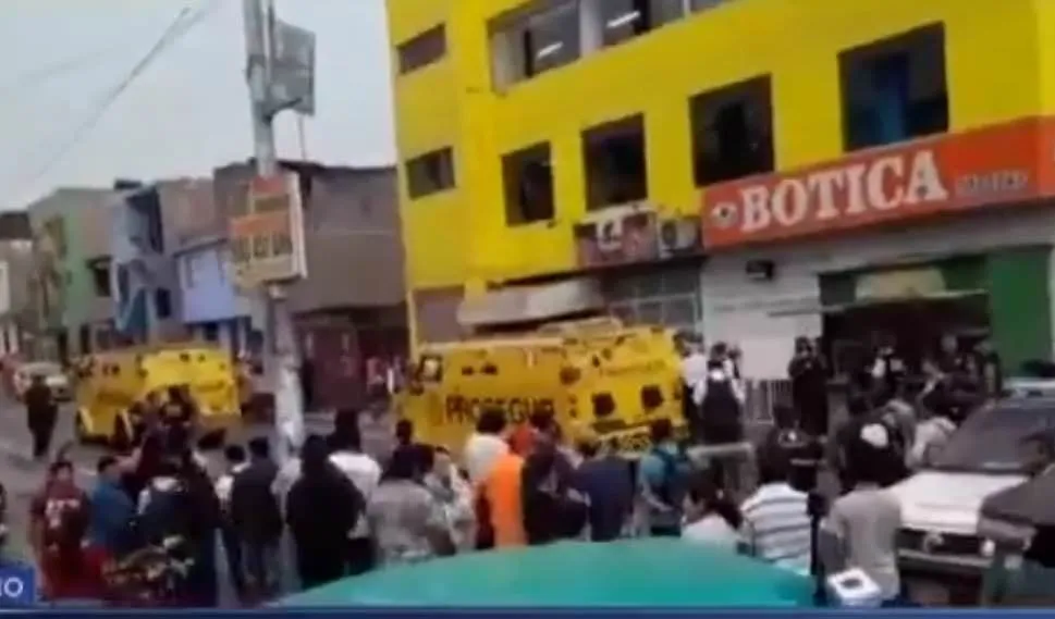 Villa El Salvador: En medio de una balacera, delincuentes asaltaron camión de Prosegur