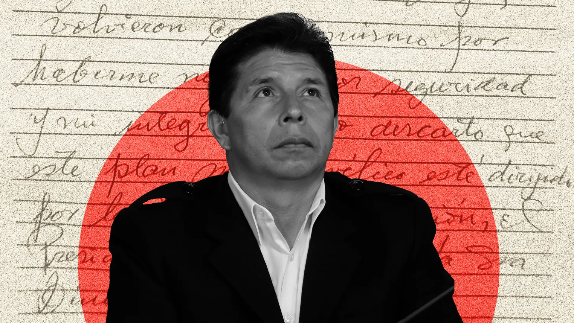 En una carta, Castillo denuncia que le quieren tomar muestras de sangre sin su consentimiento