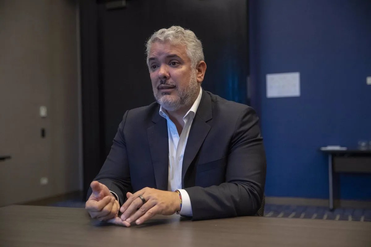 Hospitalizado el expresidente colombiano Iván Duque