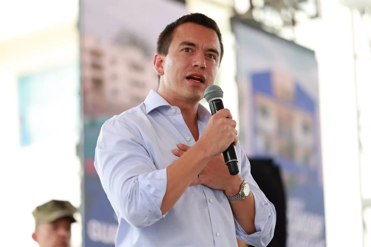 Noboa adelanta que pedirá a Trump en su reunión que declare terroristas a los grupos criminales de Ecuador