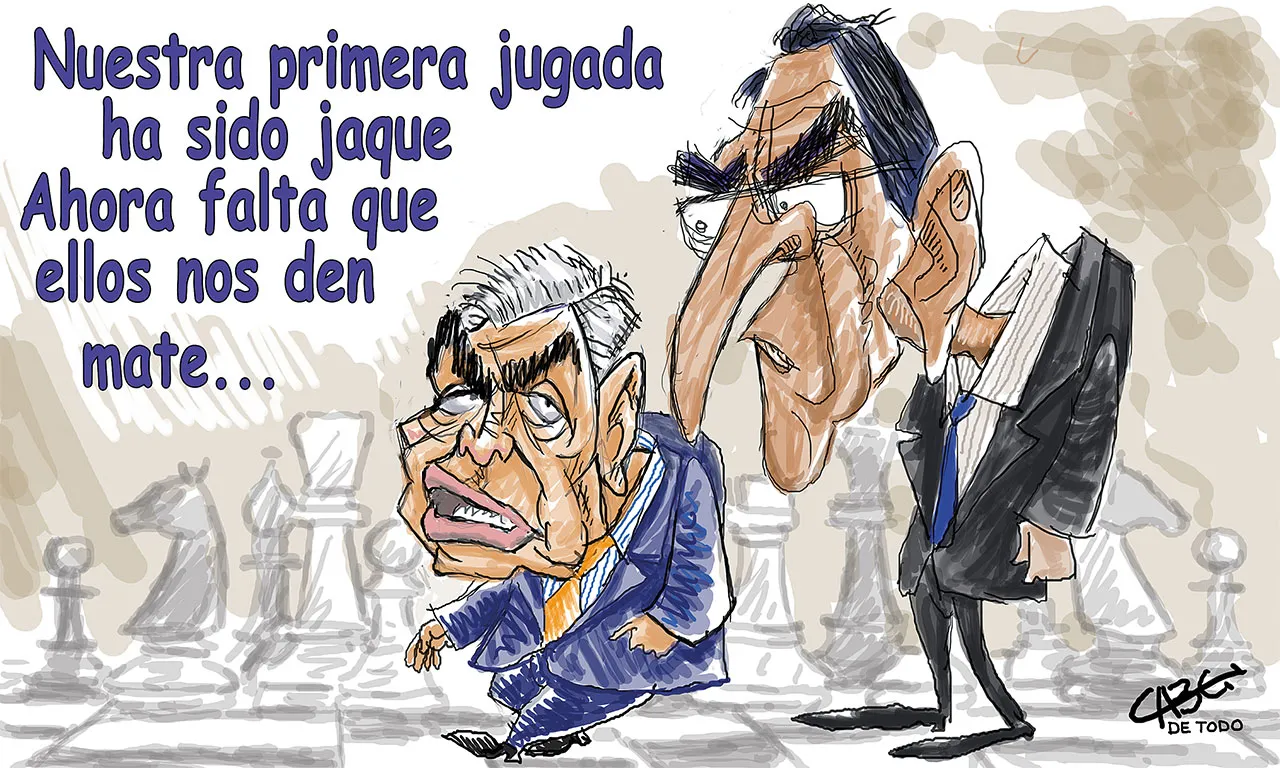 Nuestra primera jugada ha sido jaque