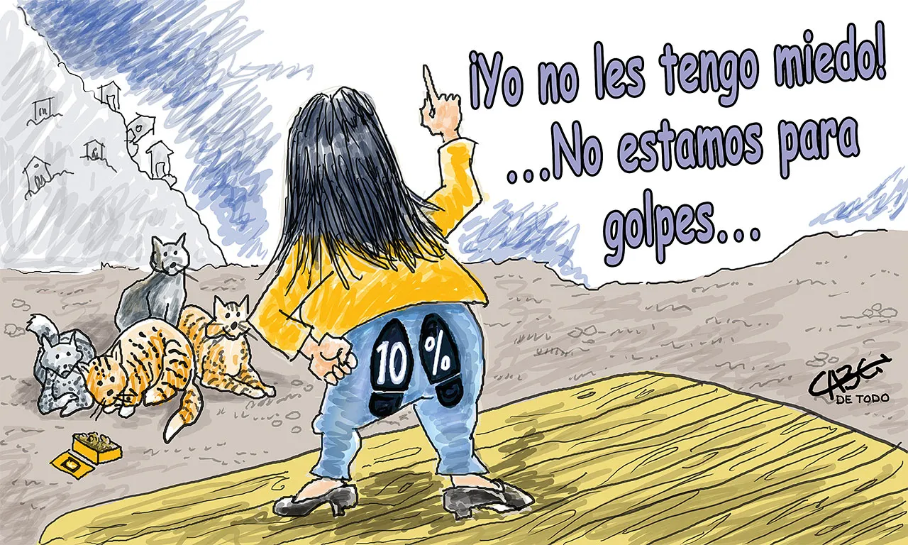 No estamos para golpes