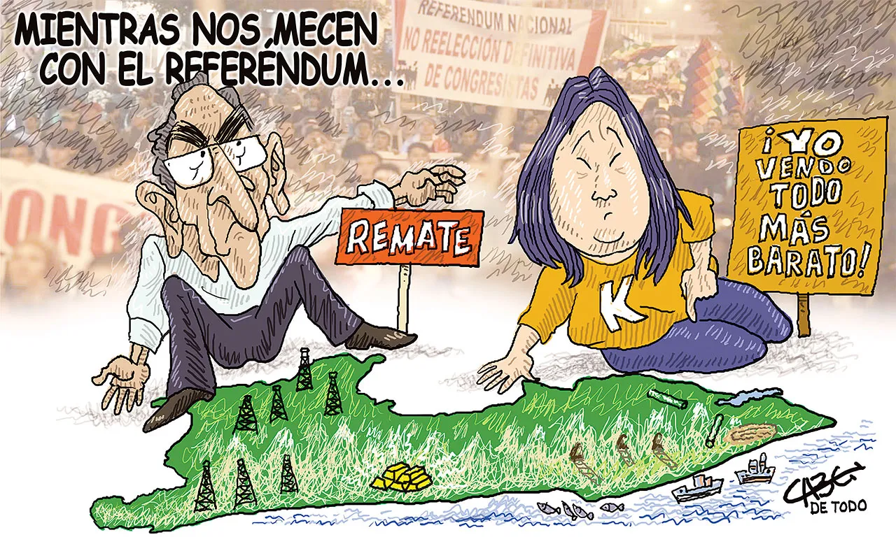 Mientras nos mecen con el referéndum…