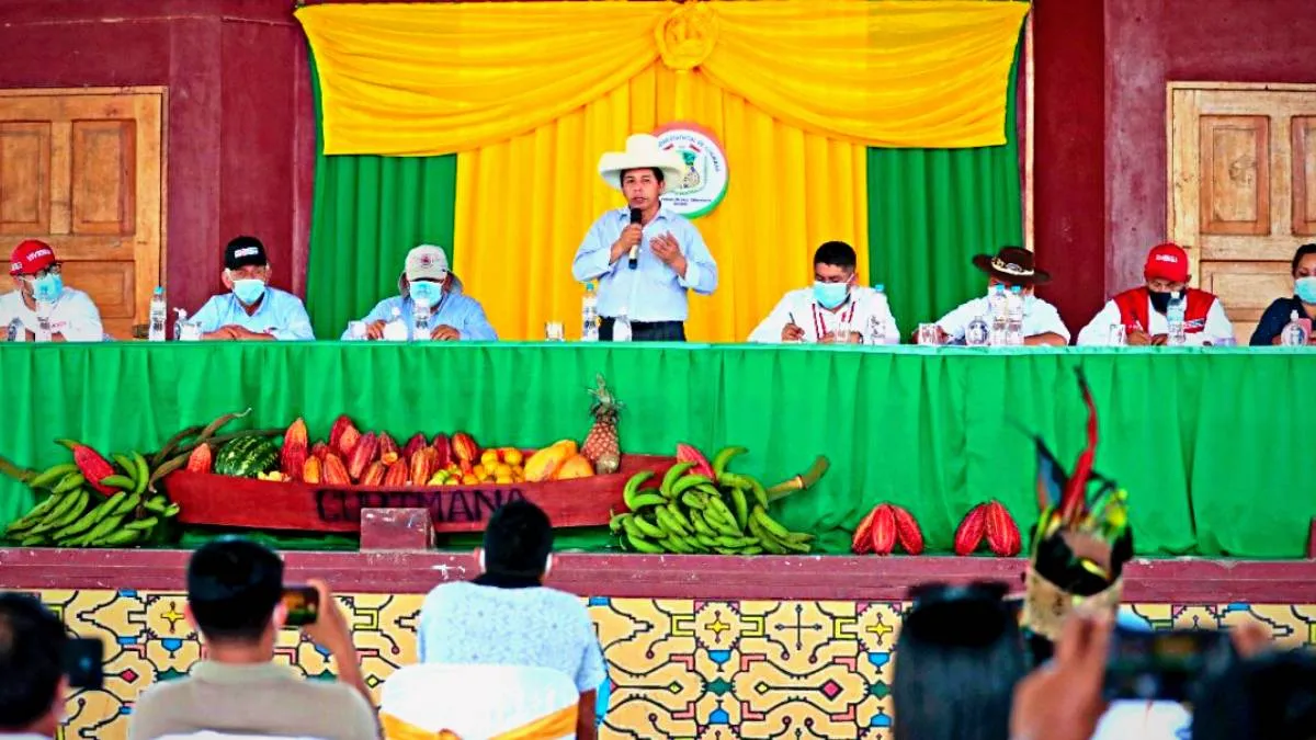 Castillo en Ucayali: “Hemos venido a impulsar el desarrollo de los pueblos sin robarles un centavo”