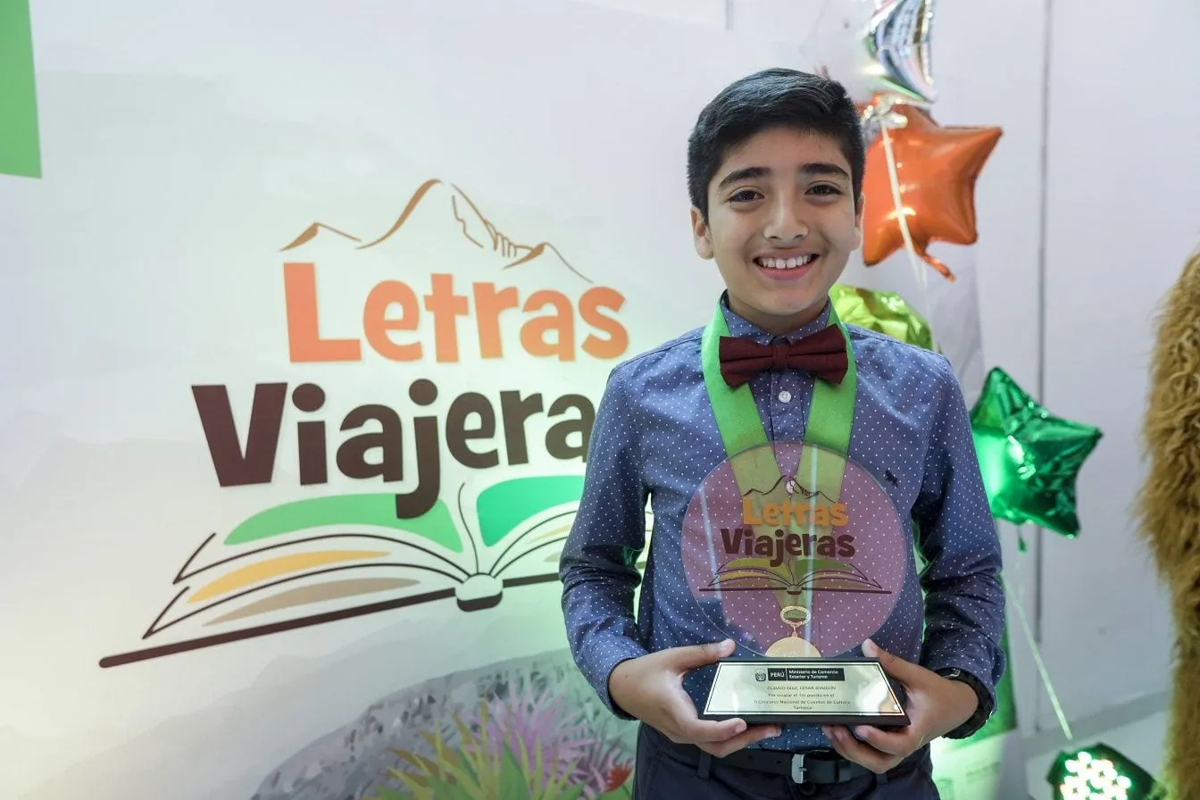 Niño trujillano escribió el mejor cuento de turismo del Perú, según el Mincetur
