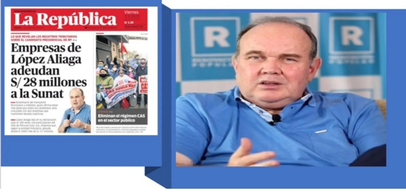 Ante avance del programa de la izquierda, la derecha apuesta todo por el deudor López Aliaga