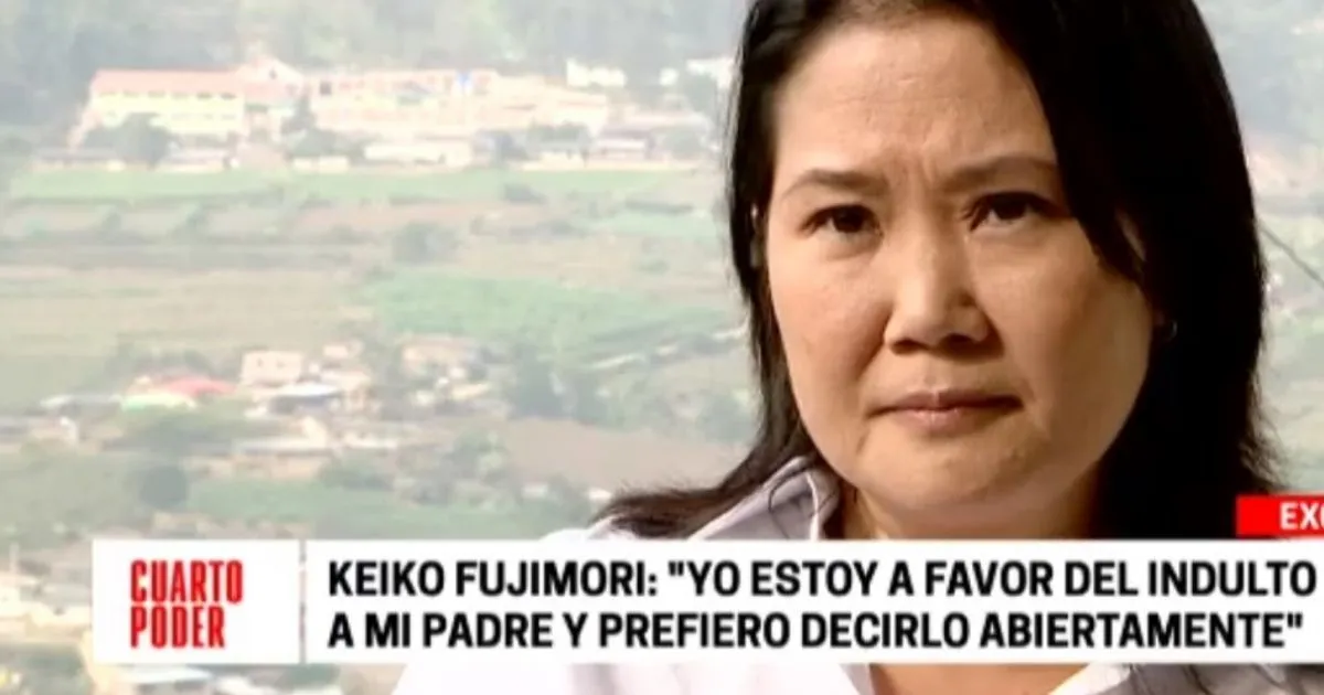 Toda la maquinaria empieza a lavarle la cara a Keiko y ella adelanta que indultará a Fujimori