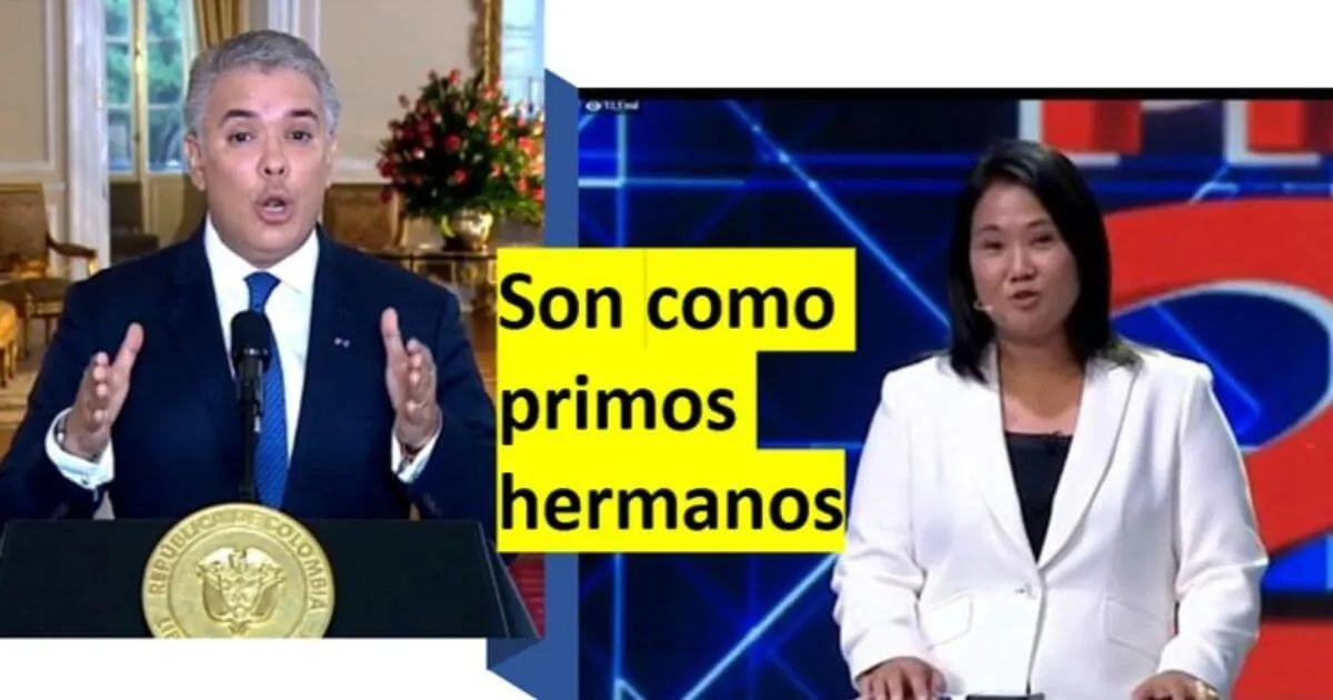 El presidente de Colombia hizo campaña como Keiko