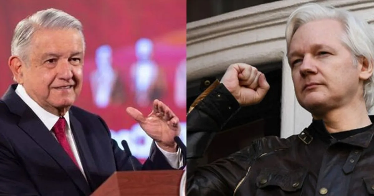 Presidente de México López Obrador ofrece asilo político a Julian Assange