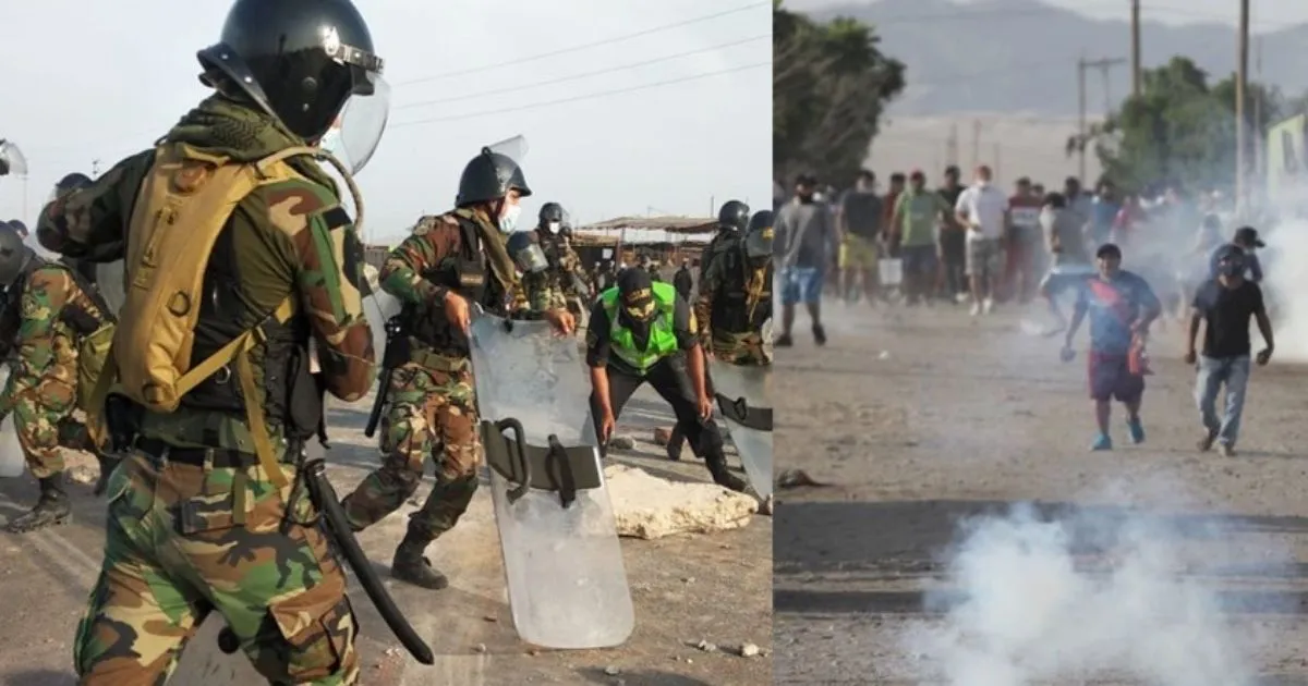 Policías reprimen a trabajadores del agro en Panamericana Norte y Sur