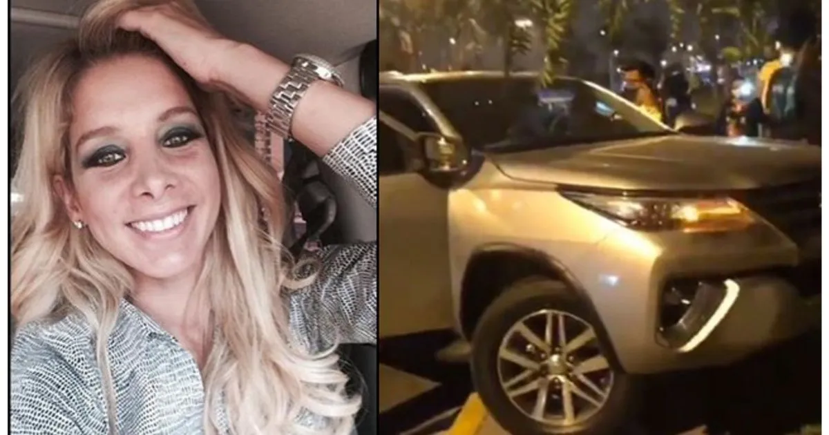 Sofía Franco, esposa del alcalde de La Molina, choca y trata de escapar