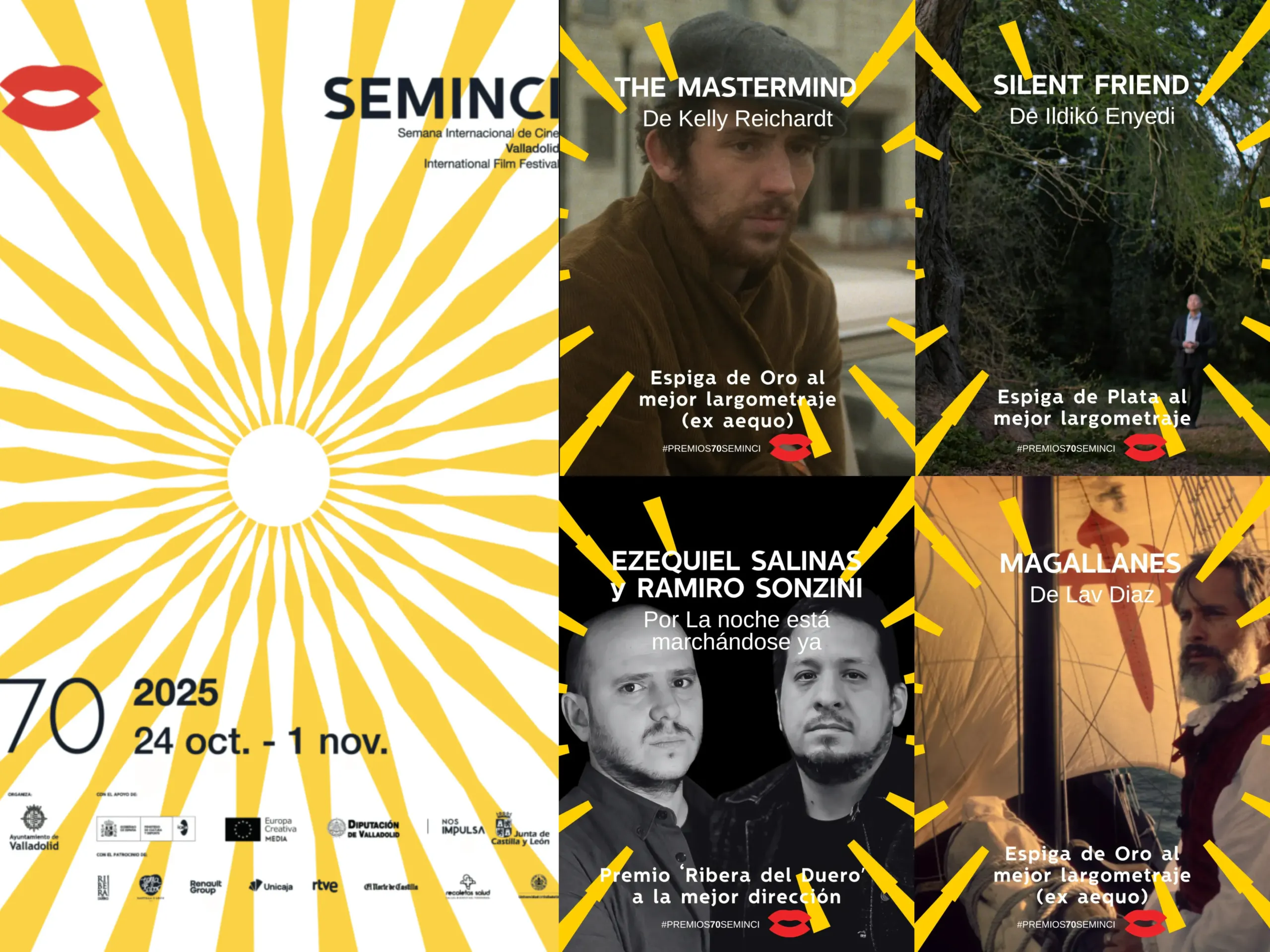 La Seminci celebra su 70 aniversario con una doble Espiga de Oro para Kelly Reichardt y Lav Diaz