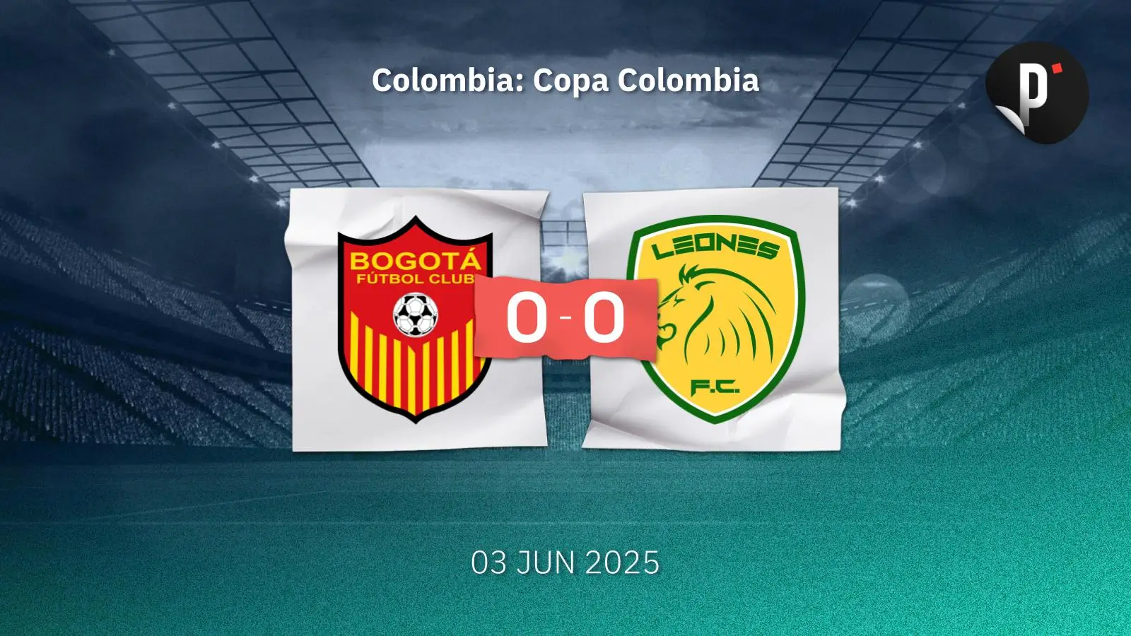 Bogotá FC y Leones FC empatan sin goles en el Metropolitano