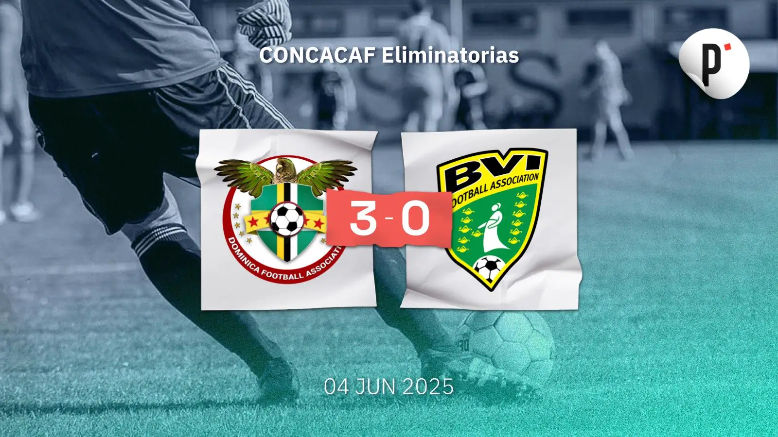 Dominica venció 3-0 a Islas Vírgenes Británicas con actuación estelar de Laville