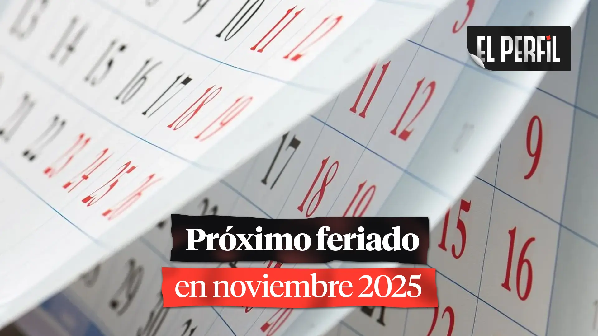 ¿Hay otro feriado en noviembre en el Perú? Te contamos cuándo llegan los próximos días libres