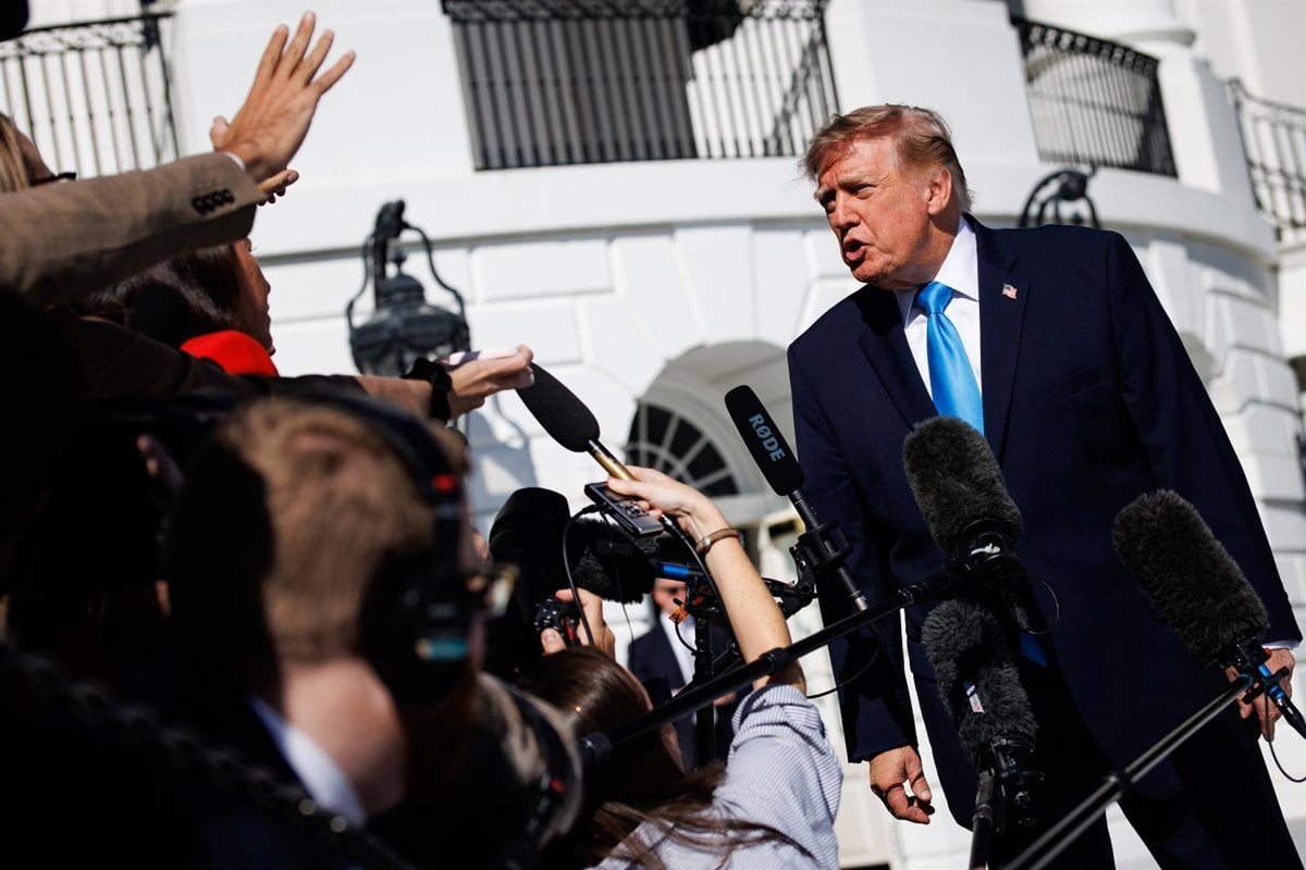 Trump elogia a María Corina Machado ante su intención de volver a Venezuela y confía en que “todo saldrá bien”