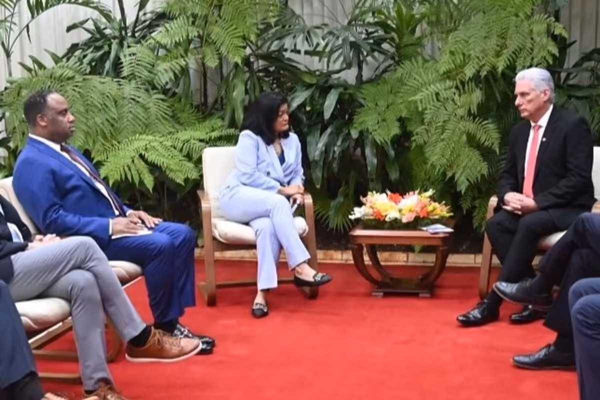 Díaz-Canel recibe a dos congresistas demócratas de EEUU y reitera su disposición al diálogo