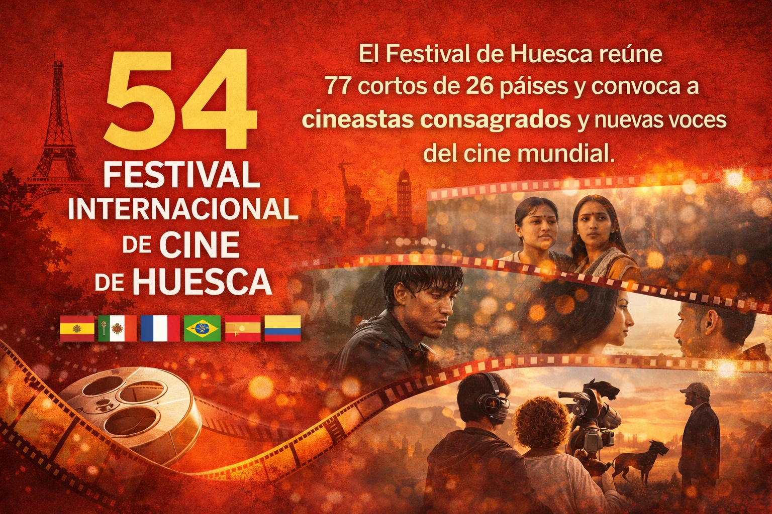 El Festival de Huesca HIFF une a ganadores del Goya y el César con 38 óperas primas en su 54ª edición