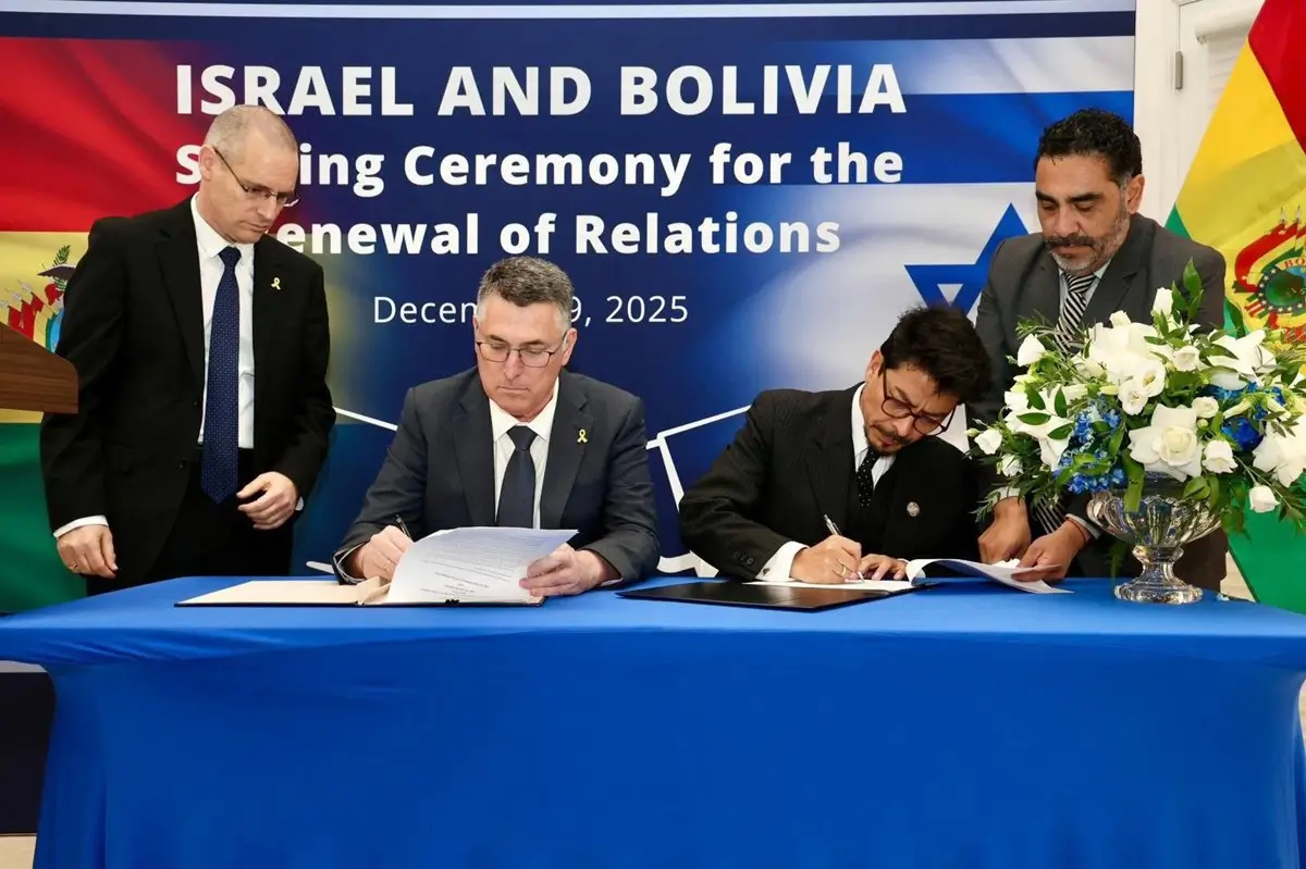 Bolivia retoma relaciones diplomáticas con Israel, rotas desde finales de 2023 por la ofensiva en Gaza 4 Bolivia retoma relaciones diplomáticas con Israel, rotas desde finales de 2023 por la ofensiva en Gaza