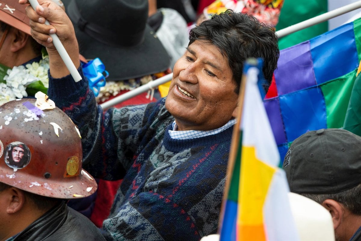 Declaran en rebeldía al expresidente boliviano Evo Morales por no acudir a su juicio por trata de personas