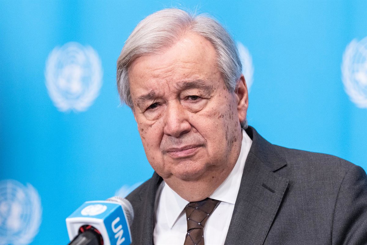 Guterres traslada su “solidaridad” con Colombia tras el seísmo de magnitud 7,4