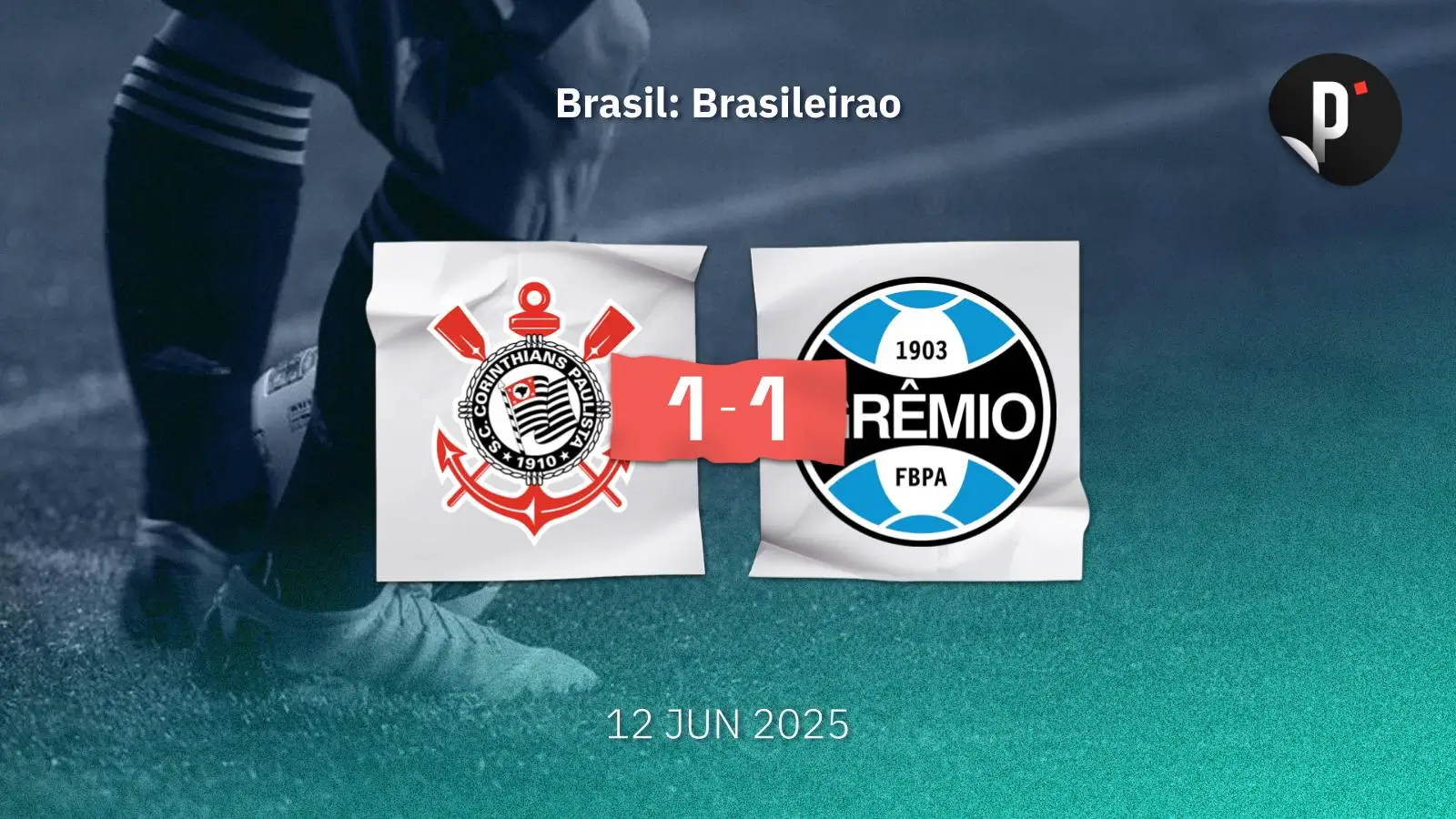 Grêmio y Corinthians empatan 1-1 en un emocionante partido del torneo