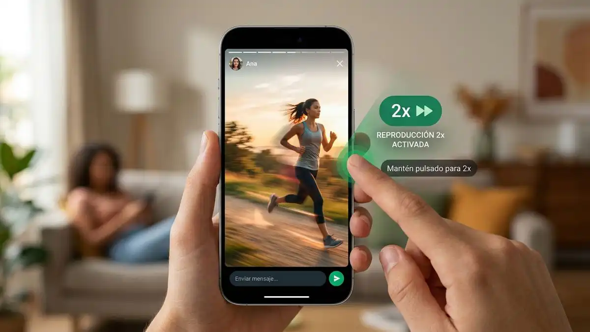WhatsApp implementará opción para duplicar velocidad en videos de Estados