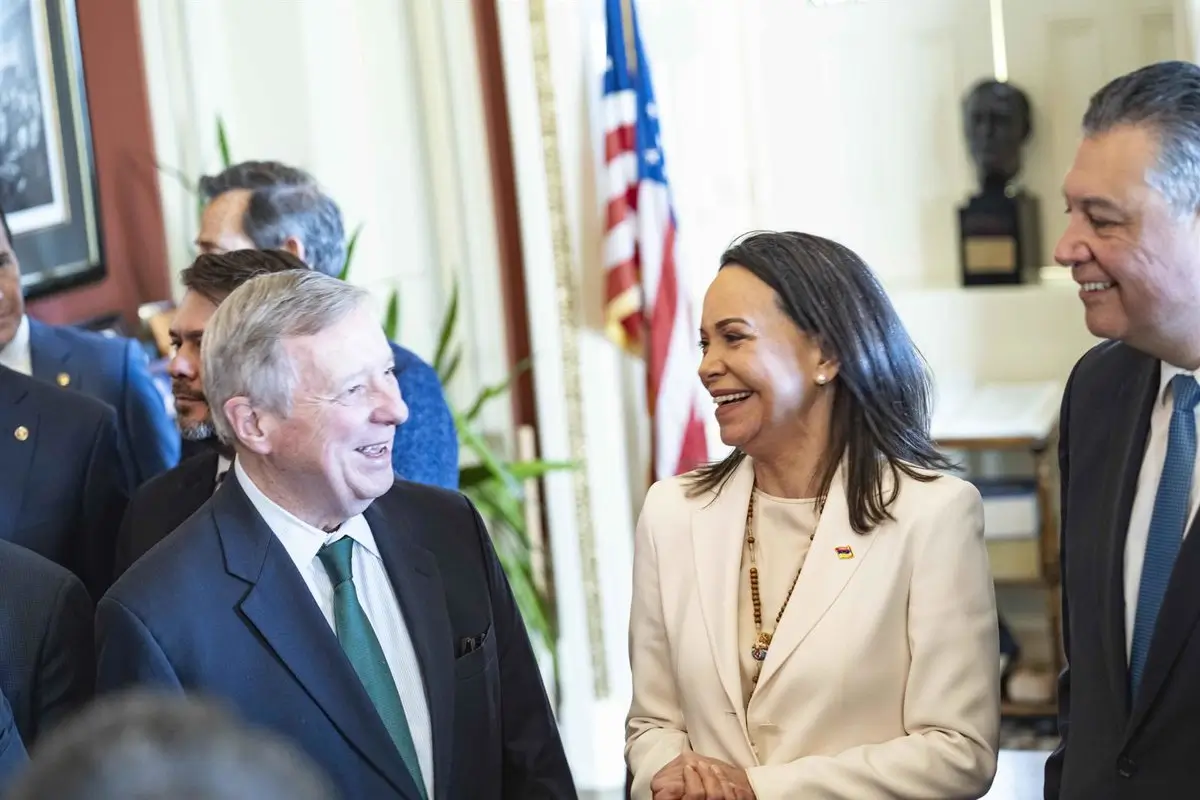 Exalcalde de Oslo critica que Machado entregara su premio Nobel a Trump: "Es increíblemente vergonzoso" 1 Exalcalde de Oslo critica que Machado entregara su premio Nobel a Trump: "Es increíblemente vergonzoso"