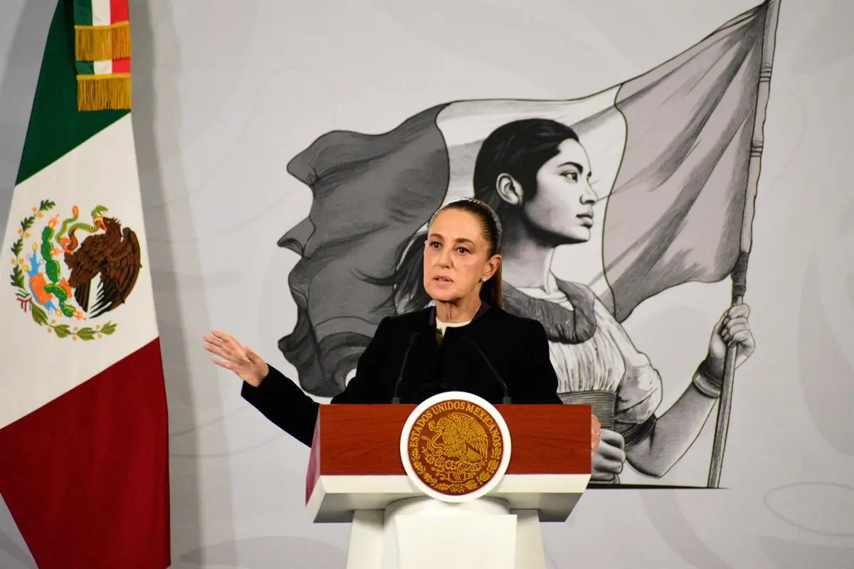 Claudia Sheinbaum, presidenta de México. - Europa Press/Contacto/Luis Barron