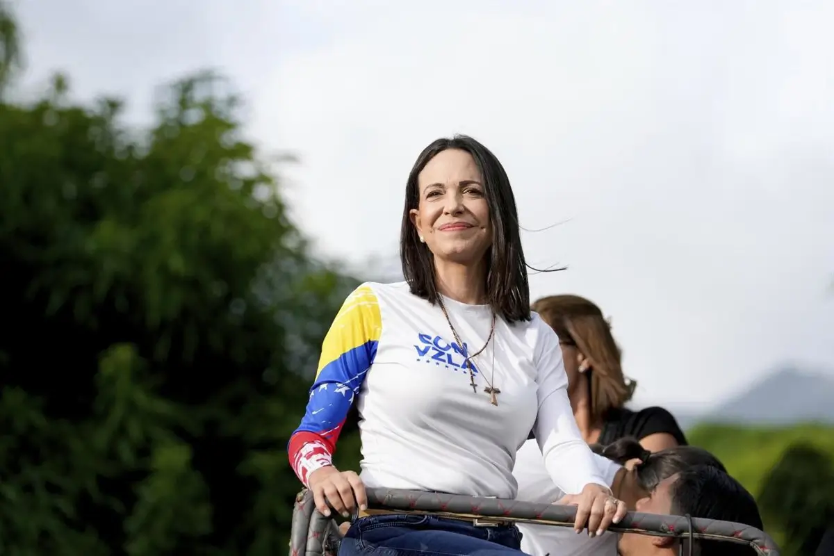 La opositora María Corina Machado presenta una hoja de ruta para el futuro de Venezuela