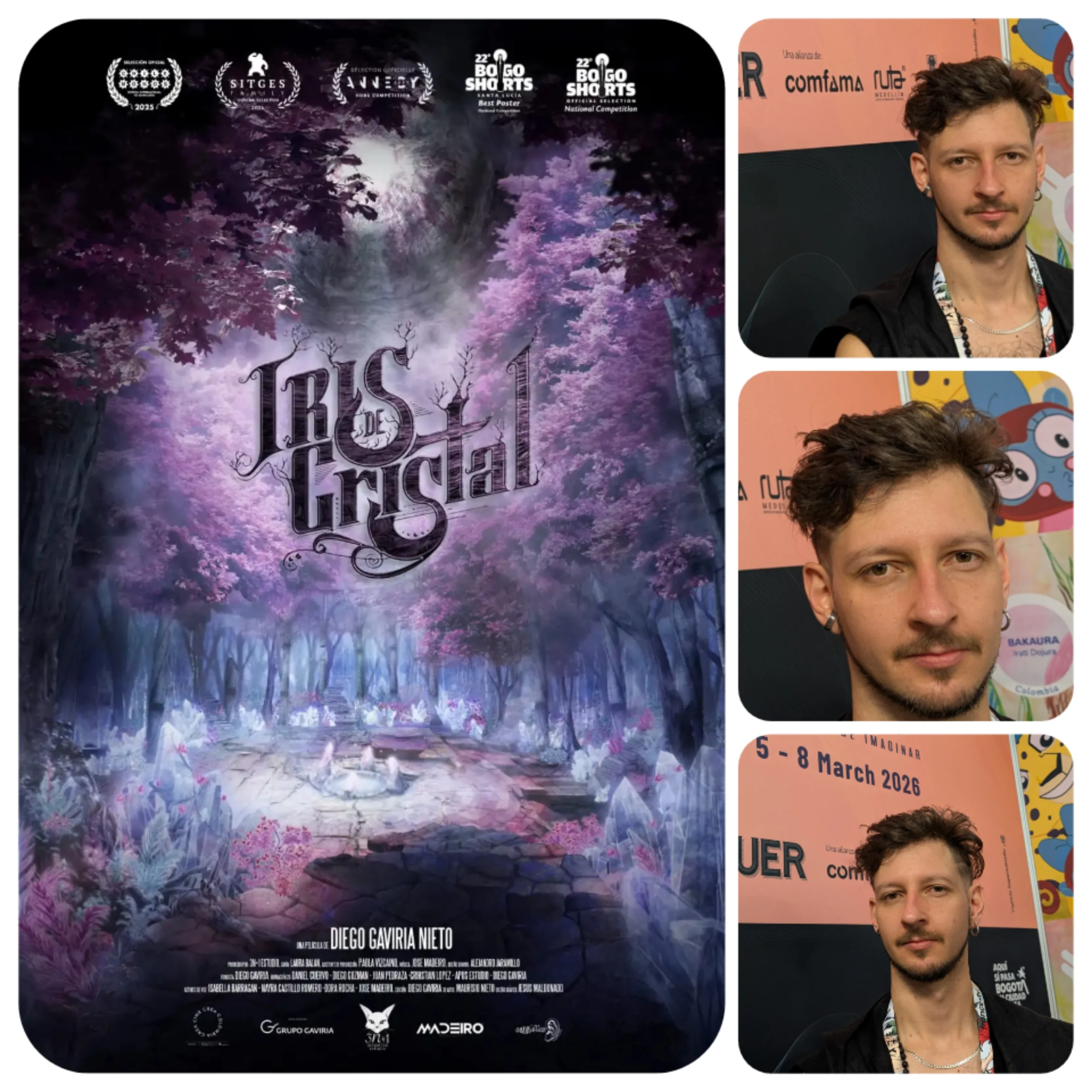 Diego Gaviria lleva la animación colombiana al Festival de Annecy 2025