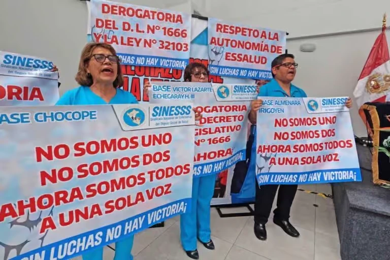 Enfermeras de EsSalud anuncian paro nacional este miércoles 20 contra decreto que afecta su autonomía