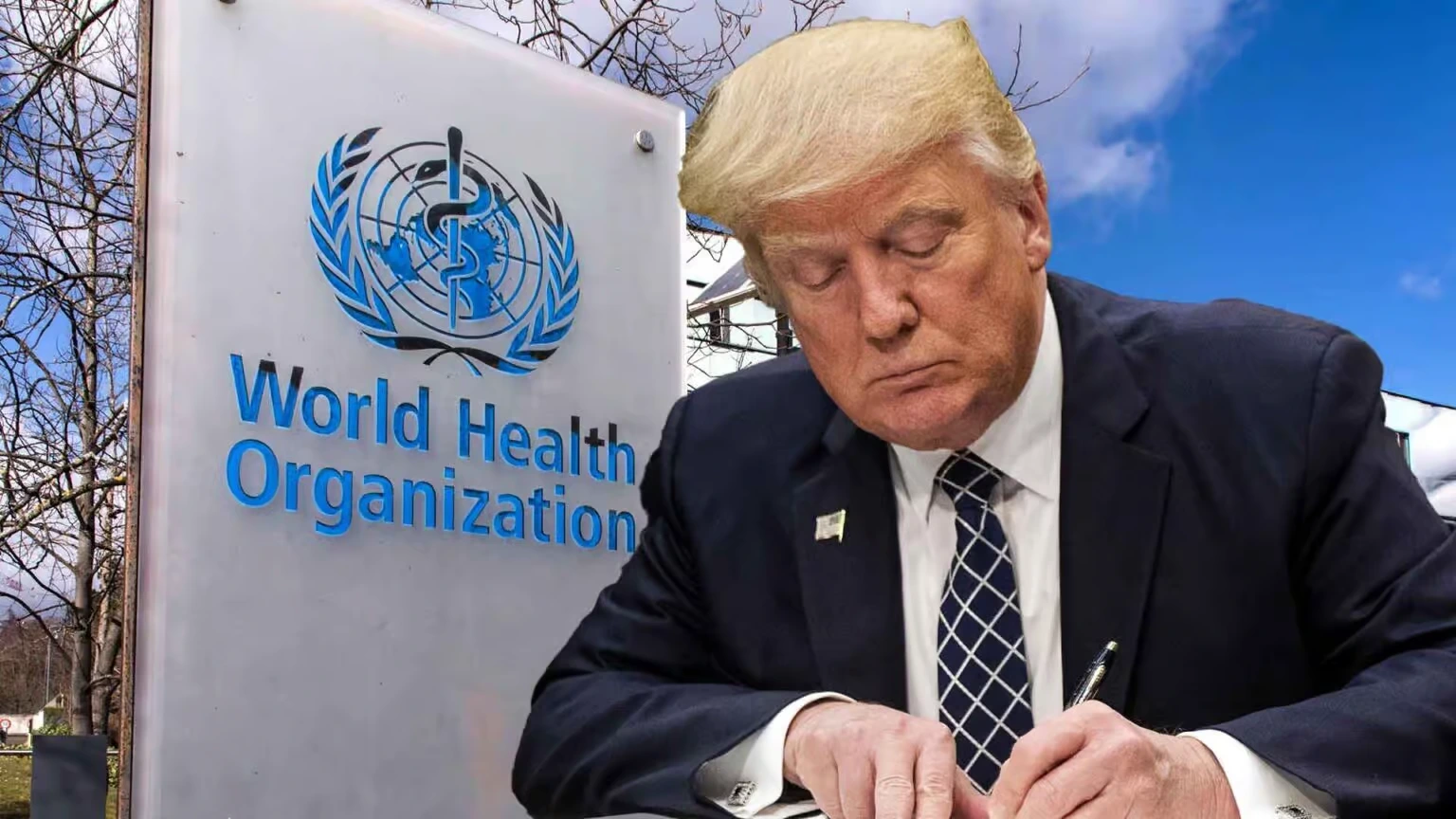 Trump ordena la salida de Estados Unidos de la OMS en su primer día como presidente 1 Trump ordena la salida de Estados Unidos de la OMS en su primer día como presidente