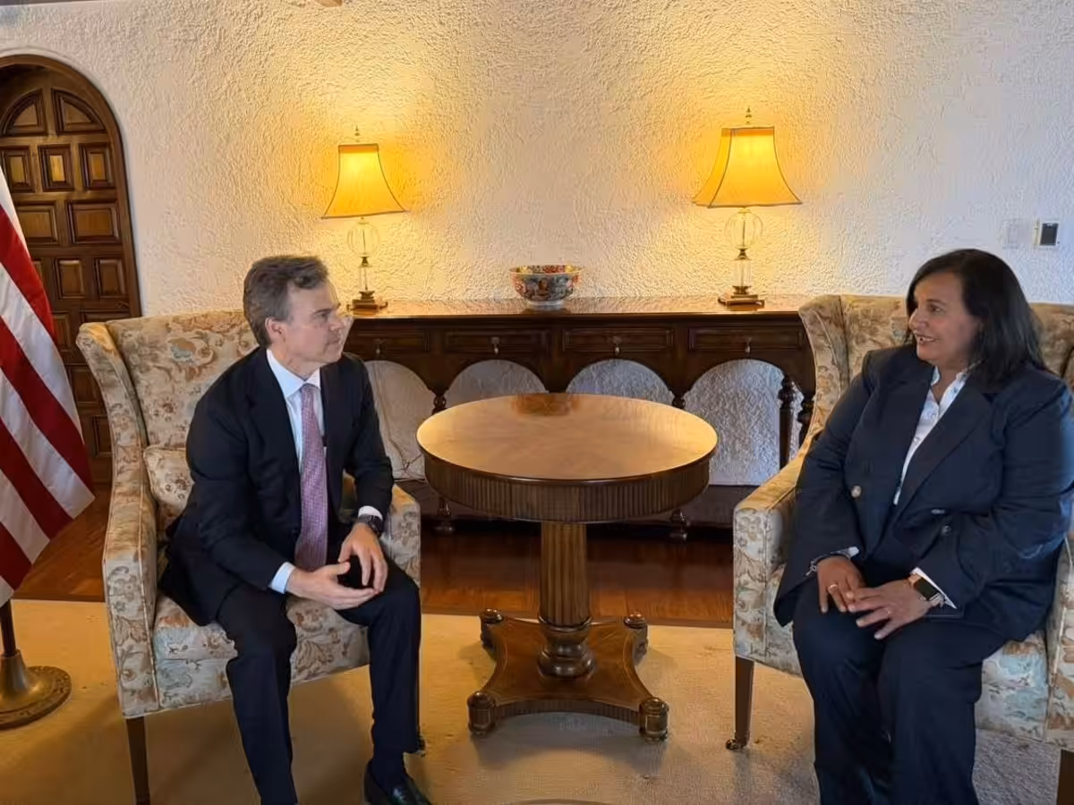 El embajador de EEUU en Venezuela respalda la "reconciliación política" tras reunirse con la opositora Figuera 3 El embajador de EEUU en Venezuela respalda la “reconciliación política” tras reunirse con la opositora Figuera