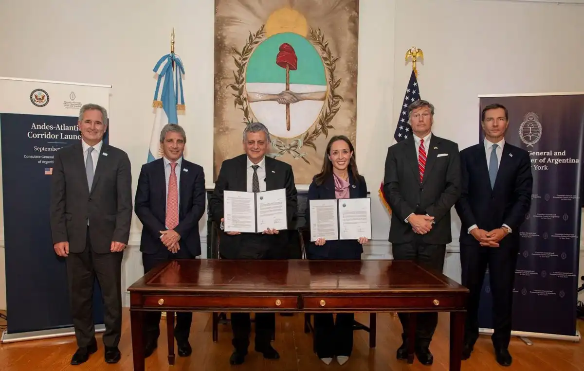 EEUU y Argentina activan el Corredor Andes-Atlántico para impulsar sectores como infraestructura, energía y minerales