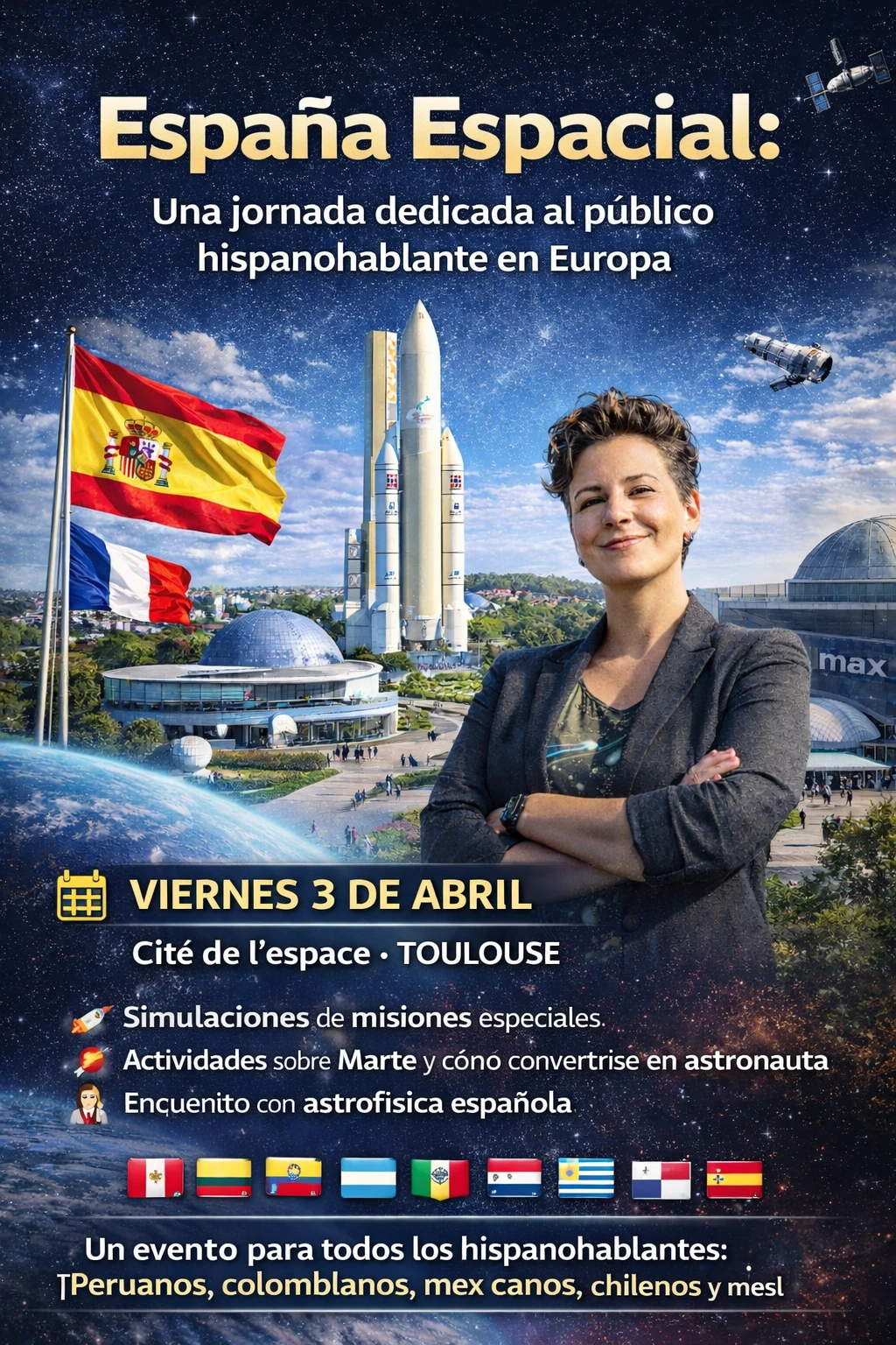 España Espacial en Toulouse: una experiencia imperdible para peruanos y latinoamericanos en Europa