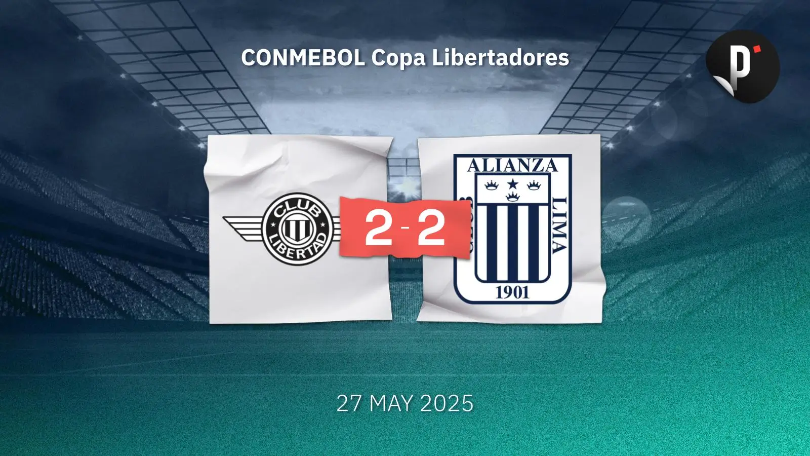 Libertad clasifica a octavos de final tras empate 2-2 con Alianza Lima en la Copa Libertadores