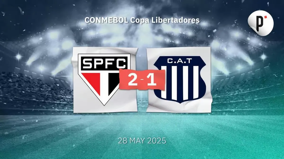 São Paulo se impone 2-1 ante Talleres y avanza como líder de grupo