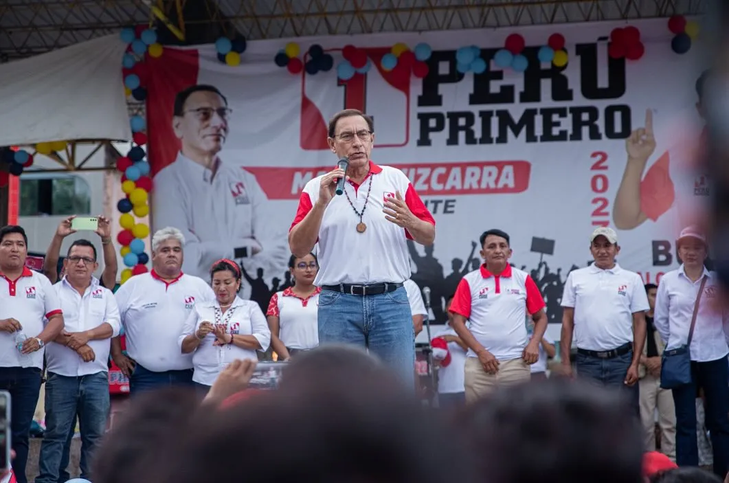 Perú Primero inscribió su fórmula presidencial con Martín Vizcarra como candidato a la primera vicepresidencia
