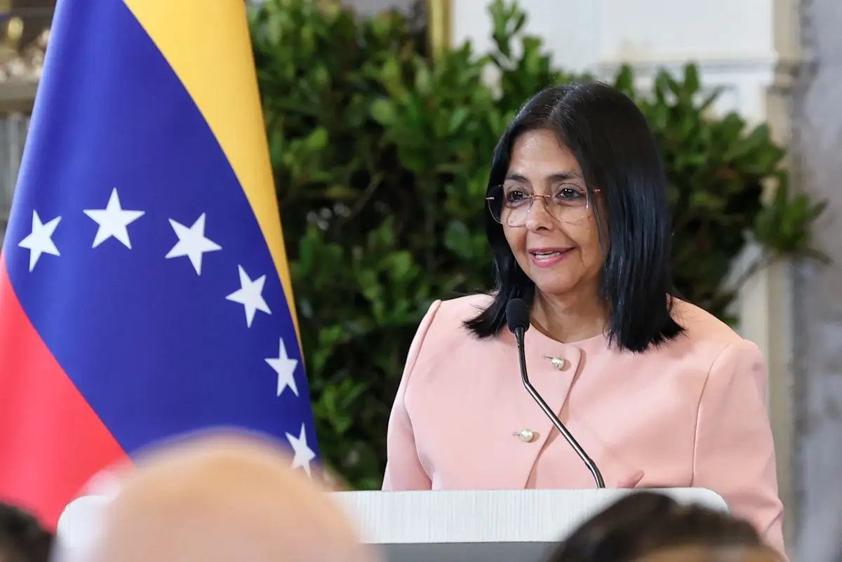 Archivo - La vicepresidenta de Venezuela, Delcy Rodriguez. - Europa Press/Contacto/Wei Neiruilaquanguodaibiaoda
