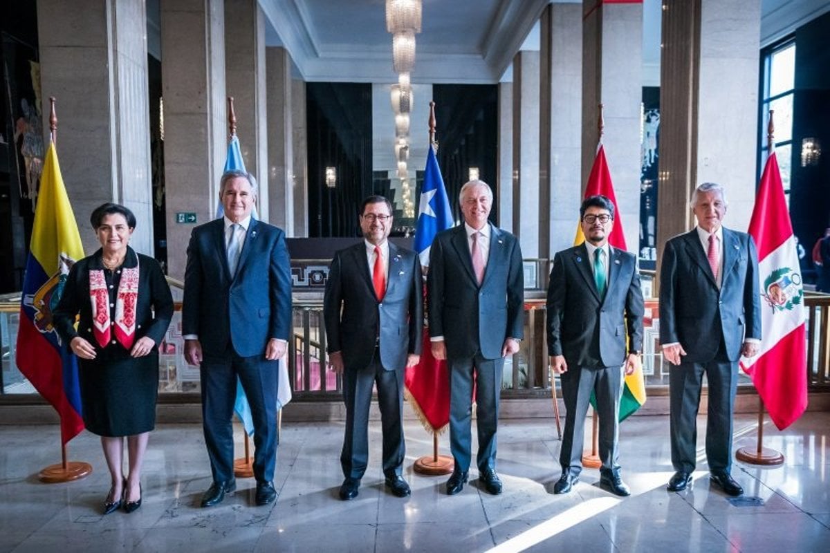 Chile, Argentina, Bolivia, Ecuador y Perú acuerdan elaborar un plan acción conjunto contra el crimen organizado