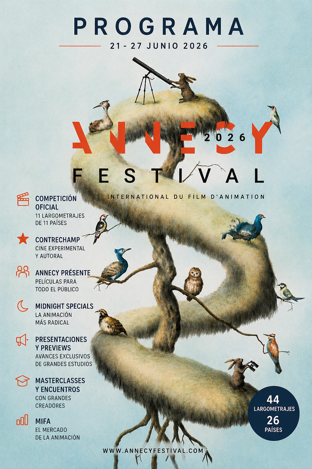 Annecy 2026: programa del festival de cine de animación más famoso del mundo.