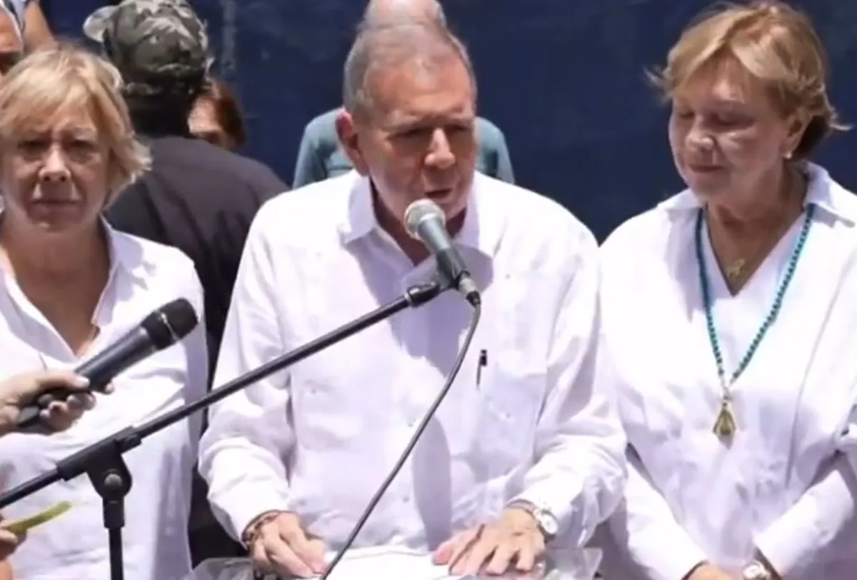 González augura tras votar que éste será "el día de la reconciliación" en Venezuela