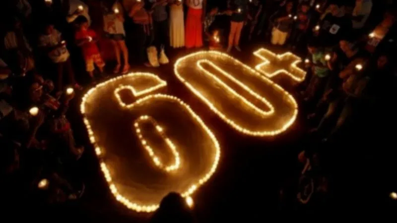 Imagen muestra la poca participación de los limeños en la Hora del Planeta