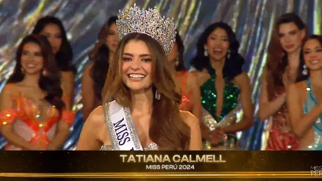 Miss Perú 2024: Tatiana Calmell es la ganadora