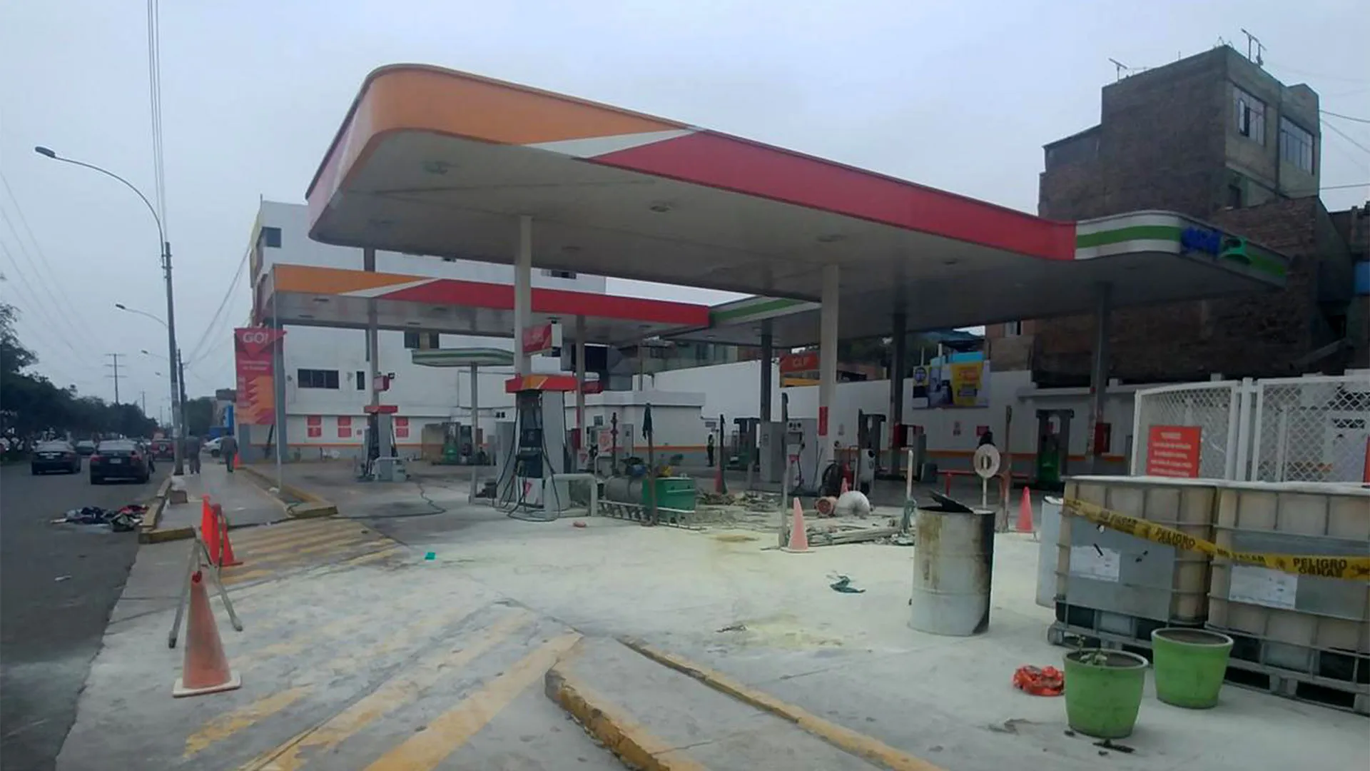 La caída de un soldador