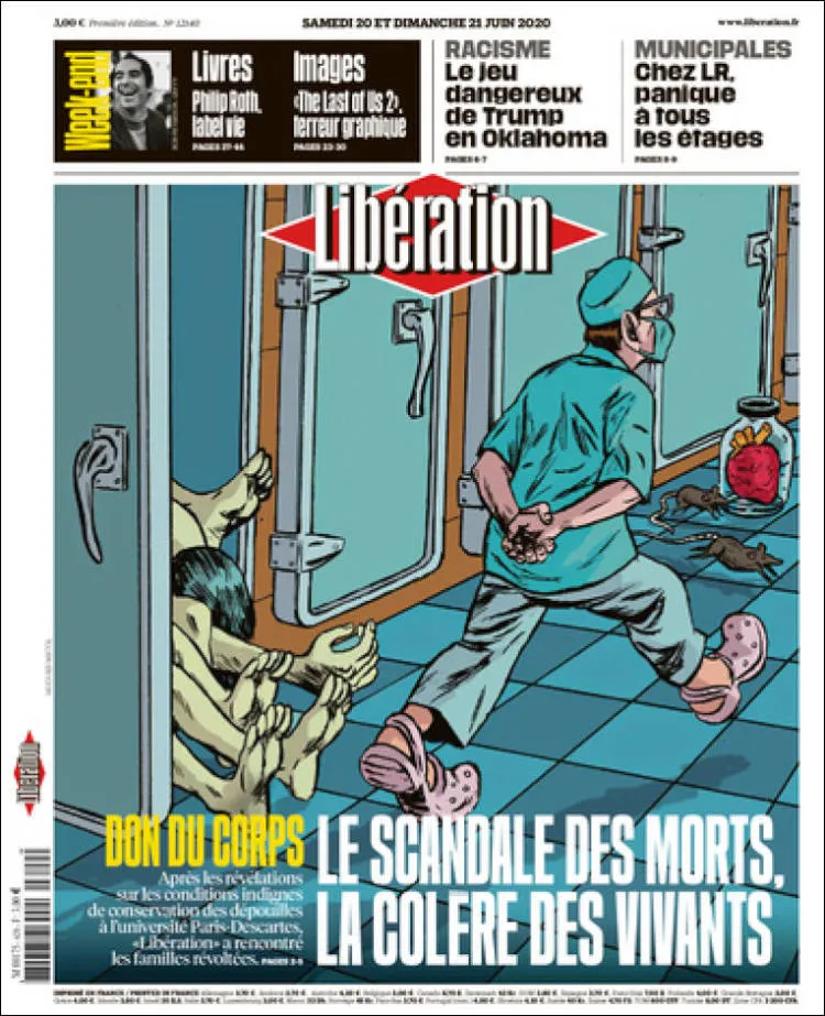 libertation portada sabado 20 junio 2020
