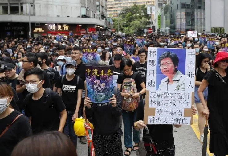 Manifestantes en Hong Kong corren el riesgo de ser arrestados mientras Beijing intensifica las advertencias 5 Manifestantes en Hong Kong corren el riesgo de ser arrestados mientras Beijing intensifica las advertencias