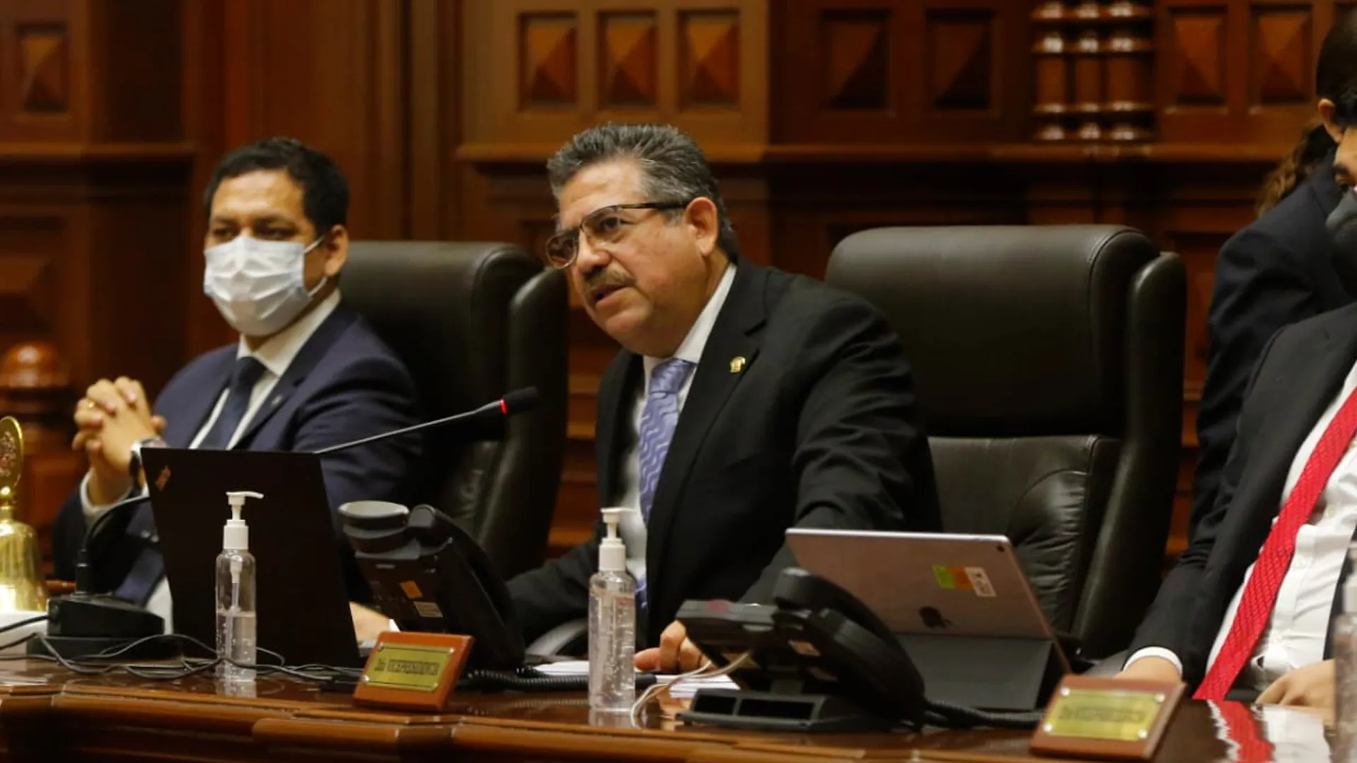 Manuel Merino rechazó pronunciamiento de Martín Vizcarra y pidió disculpas a las Fuerzas Armadas