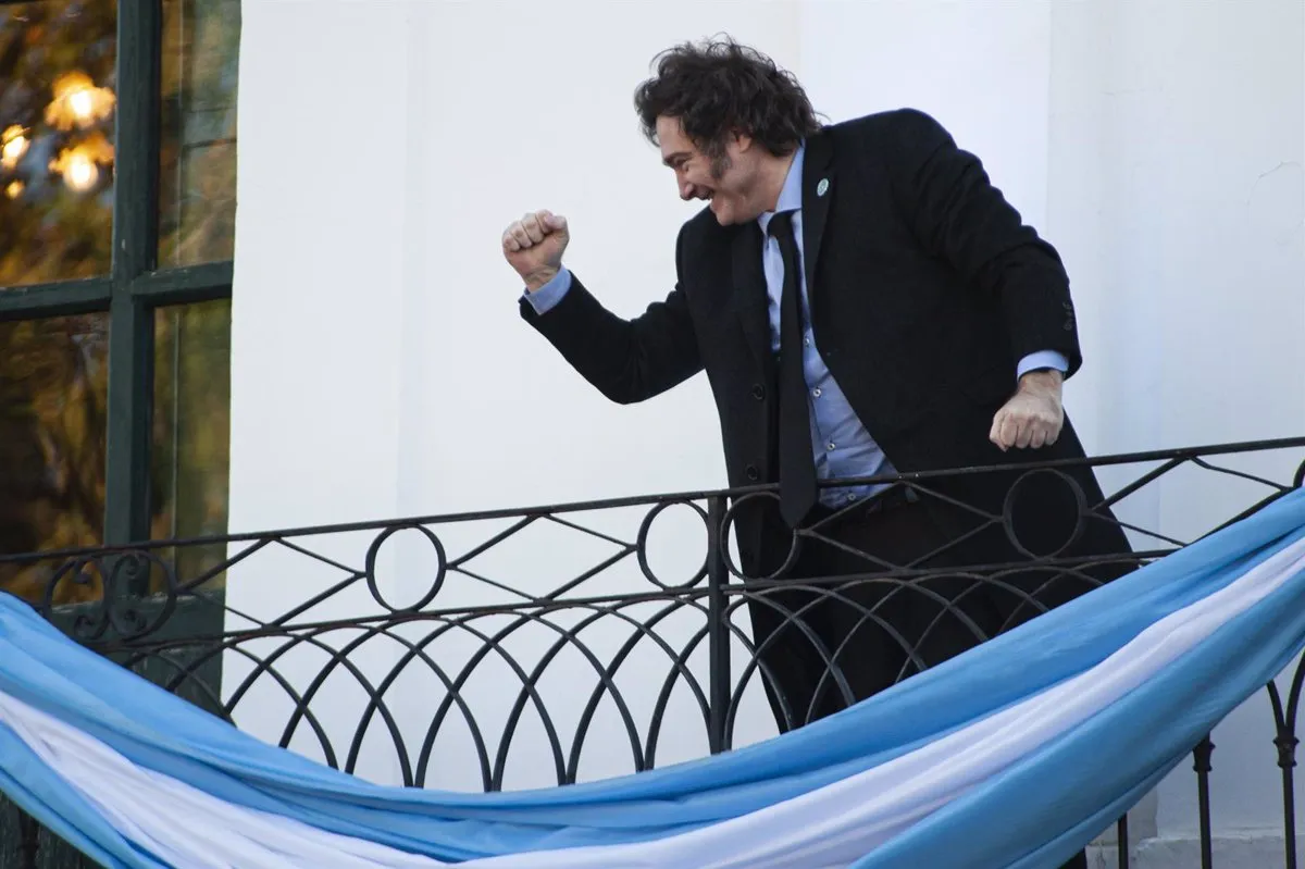 Milei celebra el "tremendo avance de las nuevas derechas" en las elecciones al Parlamento Europeo 2 Milei celebra el “tremendo avance de las nuevas derechas” en las elecciones al Parlamento Europeo